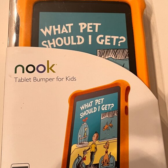 Barnes & Noble Nook Tablet Bumper for Kids 7-Inch Orange (NEW/e/x) - Picture 4 of 15